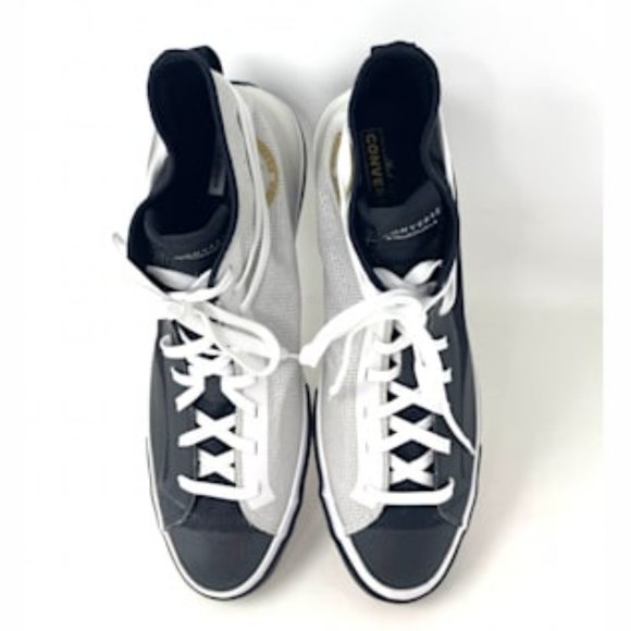 Converse Chuck 70 HI Black White Casual Shoes Men's Size High Top Mesh 170419C - Picture 4 of 13